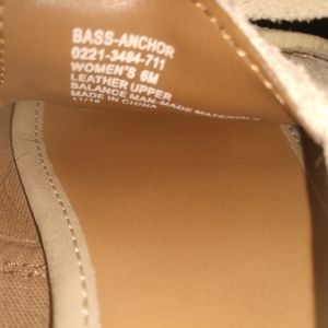 Bass leather shoes